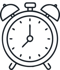 alarm clock vector illustration
