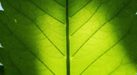 Green Leaf Close Up Texture