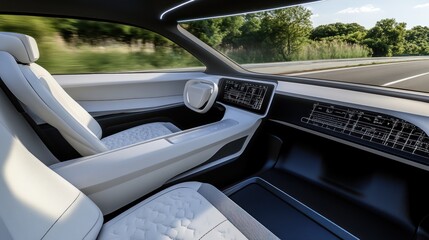 Futuristic vehicle interior design