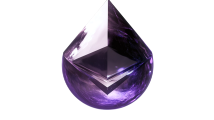 Floating ESG-focused crypto index dashboard, isolated, PNG format, transparent background. Varient 5