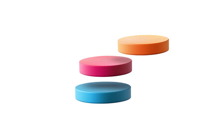 Floating financial goal prioritization dashboard recommending action steps, isolated, PNG format, transparent background. Varient 2