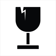 water glass icon set, Glass of water and water drop line icon. vector illustration on white background