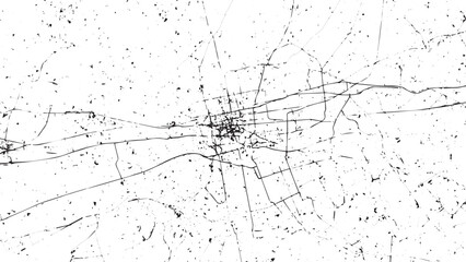 Abstract vector illustration of a country map with halftone effect for infographic. map with grunge texture in dot style. Abstract vector illustration of a country map