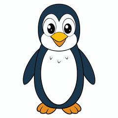 Obraz premium A cute-penguin 
