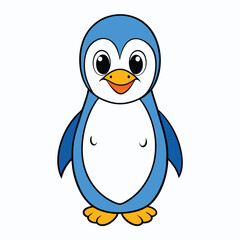Fototapeta premium A cute-penguin 
