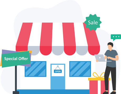 Discount offer or special price promotion, limited-time discount or flash sale, seasonal offer or holiday discount, percentage-off sale or flat-rate reduction, buy-one-get-one-free (BOGO) or free prod