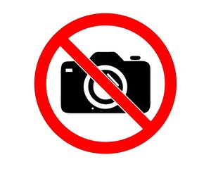 No Photography Sign