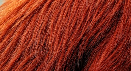 Fototapeta premium Abstract Detail of Red Howler Monkey Fur Texture and Color