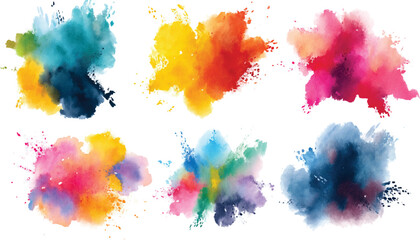 Paint brush stroke. Paintbrush illustration. Colorful brush stroke in vector, Abstract brush stock, colorful vibrant rainbow Holi paint color powder Explosioncolorful vibrant rainbow Holi paint color 