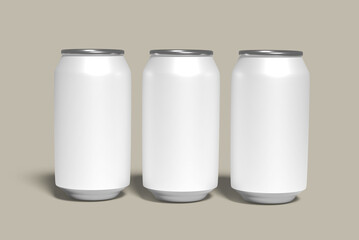 bottle soda can mockup