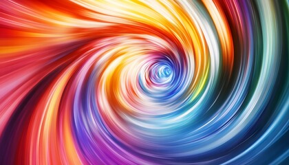 Obraz premium A vibrant swirl of colors creating a dynamic and energetic visual effect, perfect for backgrounds, abstract art, or creative projects. It evokes emotions and inspires imagination.