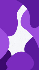 Dynamic liquid flat design background in purple color.  Vector illustration. Suitable for web design, posters, social media post and decoration.