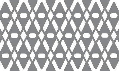 Interlocking Geometric Shapes in Grey