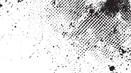 Radial halftone gradient texture background.
