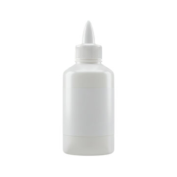 Glue bottle mock up on transparent background PNG Generative AI