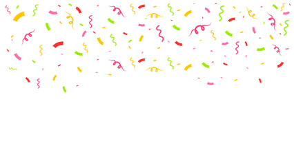Birthday Decor Celebration background with colorful vectors for kids party and anniversary 