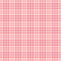 Sparse pattern plaid fabric, man texture seamless vector. Postcard textile tartan background check in red and lavender blush colors.