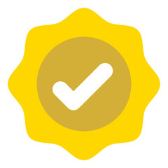 Verification icon with checkmark