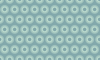 Elegant repeating pattern of stylized sunbursts on a muted teal background.  Perfect for website backgrounds, textile designs, or any project needing a subtle yet sophisticated aesthetic.