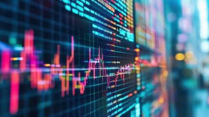 An image illustrating AI applications in finance and banking, focusing on algorithmic trading.