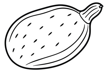 Purple Potato Vector Illustration Isolated on White Background

