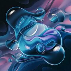 Creative artist blue blur canva cloth note pad draw stack curl loop hole form fold group edg element effect close up detail view literary write spiral scroll read art card empty blank text space decor