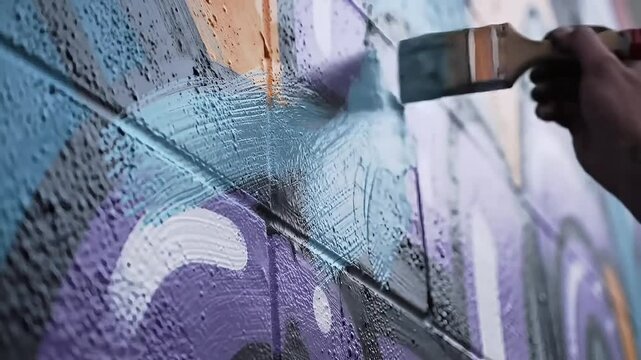 Mesmerizing Urban Mural Timelapse &ndash; Invisible Artist&rsquo;s Brushstrokes Materializing in Vibrant 4K Detail