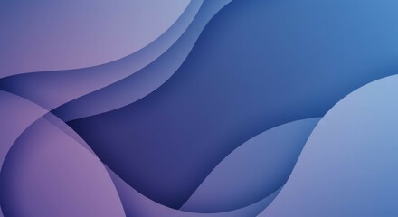 Abstract Wavy Lines on Blue Background for Presentation Design