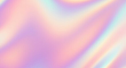 Obraz premium Iridescent Pastel Background with Holographic Effect