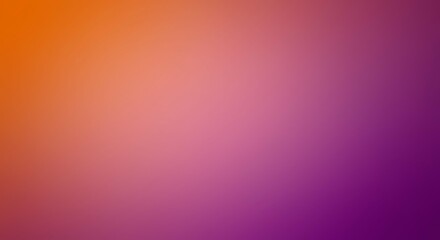 Gradient Color Background with Orange to Purple Smooth Transition