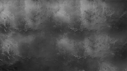 Elegant black background vector illustration with vintage distressed grunge texture and dark gray charcoal color paint, black stone or concrete wall, black banner