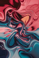 Abstract futuristic contemporary modern watercolor art minimalist illustration for social media wall decoration postcard or brochure cover design digital generated cartoon style