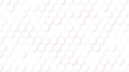 Hexagon seamless pattern. Honeycomb shape geometric background, Black honeycomb on a white background. Isometric geometry.