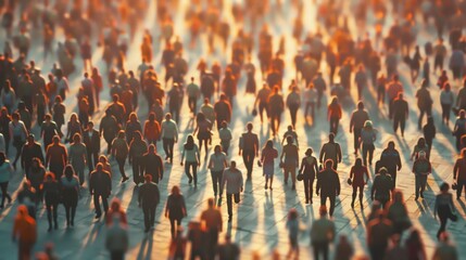 Population increase affecting natural resources and environmental balance