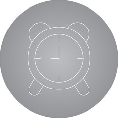 Clock icon single vector illustration