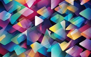 Watercolor background colorful abstract unusual form