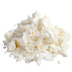 White Cream Pile Isolated on transparent background