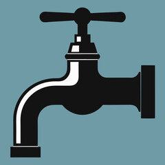 faucet with water drop