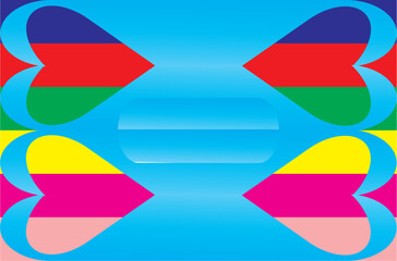 vector illustration of colorful pie chart