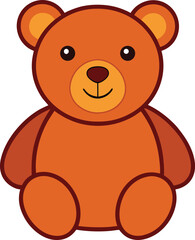 teddy bear vector illustration