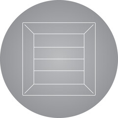 Box icon single vector illustration
