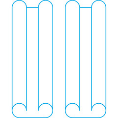 Blueprint icon single vector illustration