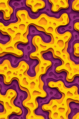 サイケデリックなフルイドシームレステクスチャ