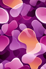 Obraz premium サイケデリックなフルイドシームレステクスチャ