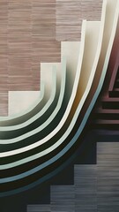 Abstract liquid lines geometric background