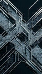 Abstract line background with brown background vector