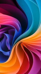 Background colorful shapes template wallpaper for concept of ai technology blockchain communication 5g science business and technology