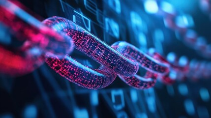 Blockchain for Document Integrity showcases the application of blockchain technology to maintain and verify the authenticity of documents.