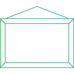 Frame icon single vector illustration