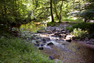 Maisinger Schlucht canyon; Munich Way of St. James, Bavaria, Germany